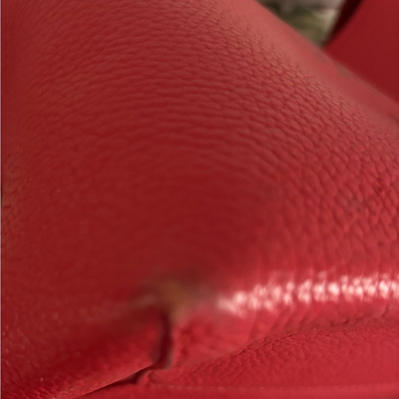 Marc Jacobs The Sack Bag Red Leather Hobo + Matching Zip Pouch - Picture 11 of 13